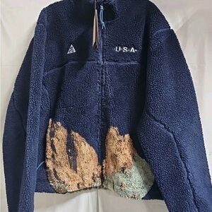 Nike ACG Team USA Therma-FIT ADV Sherpa Fleece Size XS (HQ5493-451)